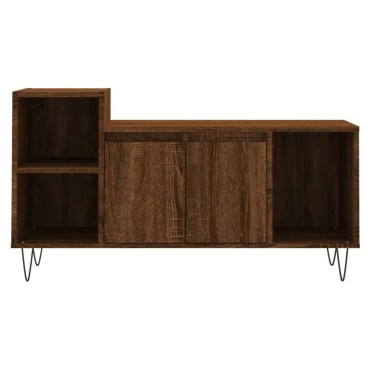 vidaXL Έπιπλο Τηλεόρασης Καφέ Δρυς 100x35x55cm Επεξεργασμένο Ξύλο