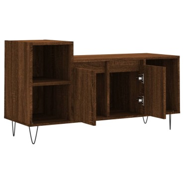 vidaXL Έπιπλο Τηλεόρασης Καφέ Δρυς 100x35x55cm Επεξεργασμένο Ξύλο