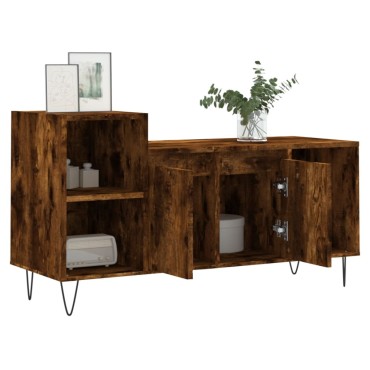 vidaXL Έπιπλο Τηλεόρασης Καπνιστή Δρυς 100x35x55cm Επεξ. Ξύλο