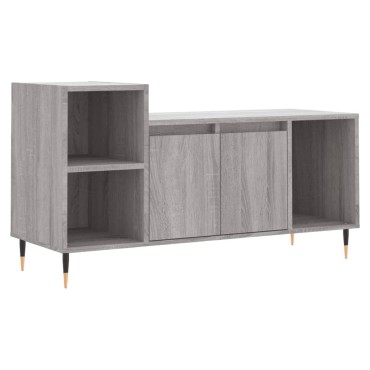 vidaXL Έπιπλο Τηλεόρασης Γκρι Sonoma 100x35x55cm από Επεξεργ. Ξύλο