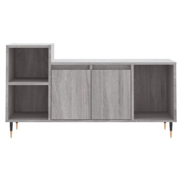 vidaXL Έπιπλο Τηλεόρασης Γκρι Sonoma 100x35x55cm από Επεξεργ. Ξύλο