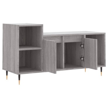 vidaXL Έπιπλο Τηλεόρασης Γκρι Sonoma 100x35x55cm από Επεξεργ. Ξύλο