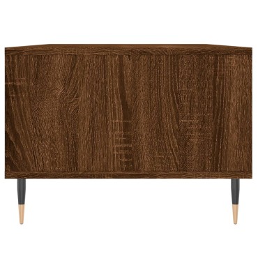 vidaXL Τραπεζάκι Σαλονιού Καφέ Δρυς 90x50x36,5cm Επεξεργασμ. Ξύλο 1 τεμ.
