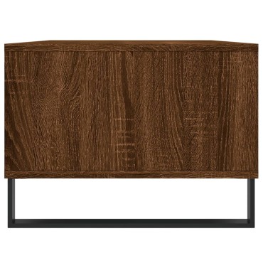 vidaXL Τραπεζάκι Σαλονιού Καφέ Δρυς 90x50x36,5cm Επεξεργασμ. Ξύλο 1 τεμ.