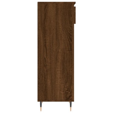 vidaXL Παπουτσοθήκη Καφέ Δρυς 40x36x105cm από Επεξεργασμένο Ξύλο