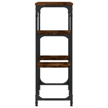 vidaXL Τραπέζι Κονσόλα Καπνιστή Δρυς 89,5x28x76cm Επεξεργασμένο Ξύλο 1 τεμ.