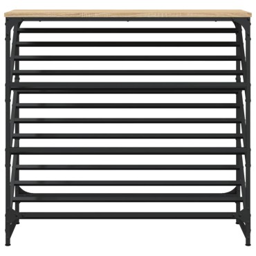 vidaXL Παπουτσοθήκη Sonoma Δρυς 90x30x85cm Επεξεργασμένο Ξύλο