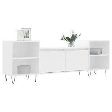 vidaXL Έπιπλο Τηλεόρασης Λευκό 160x35x55cm Επεξεργασμένο Ξύλο