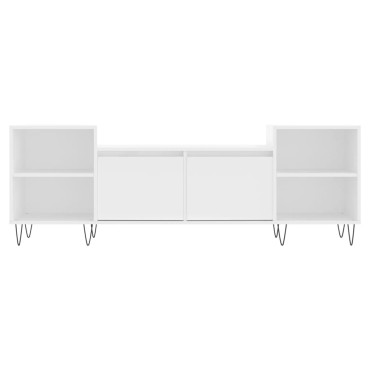 vidaXL Έπιπλο Τηλεόρασης Λευκό 160x35x55cm Επεξεργασμένο Ξύλο