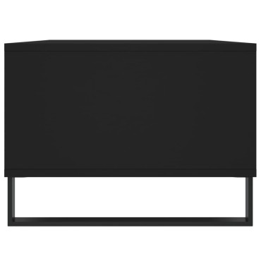 vidaXL Τραπεζάκι Σαλονιού Μαύρο 90x50x36,5cm Επεξεργασμ. Ξύλο 1 τεμ.