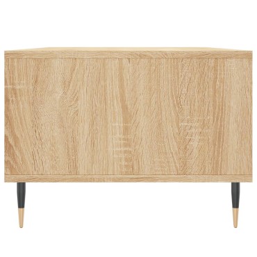 vidaXL Τραπεζάκι Σαλονιού Sonoma Δρυς 90x50x36,5cm Επεξεργασμ. Ξύλο 1 τεμ.
