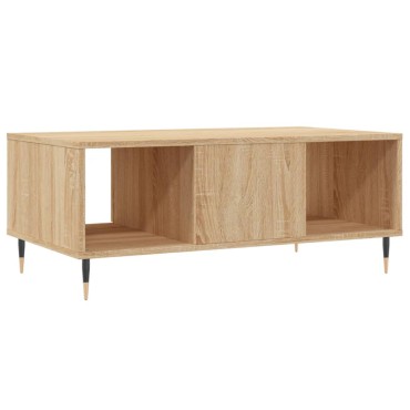 vidaXL Τραπεζάκι Σαλονιού Sonoma Δρυς 90x50x36,5cm Επεξεργασμ. Ξύλο 1 τεμ.
