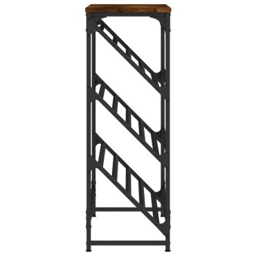 vidaXL Παπουτσοθήκη Καπνιστή Δρυς 90x30x85cm Επεξεργασμένο Ξύλο