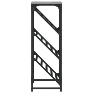 vidaXL Παπουτσοθήκη Γκρι Sonoma 60x30x85cm από Επεξεργασμένο Ξύλο