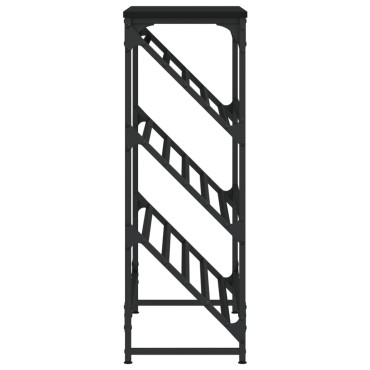 vidaXL Παπουτσοθήκη Μαύρη 90x30x85cm από Επεξεργασμένο Ξύλο
