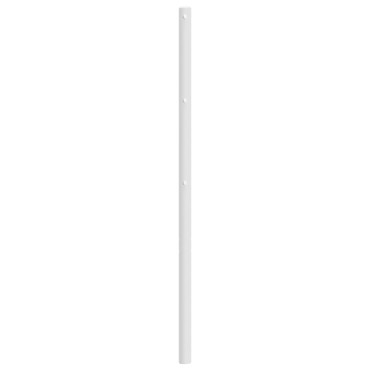 vidaXL Κεφαλάρι Λευκό Μεταλλικό 105x3x90cm 1 τεμ.