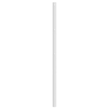 vidaXL Κεφαλάρι Λευκό Μεταλλικό 206x3x90cm 1 τεμ.