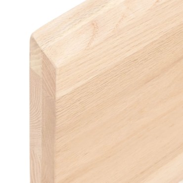 vidaXL Πάγκος Μπάνιου 40x50x(2-4) εκ. από Ακατέργαστο Μασίφ Ξύλο