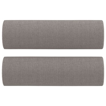 vidaXL Σετ Σαλονιού 3 τεμ. Taupe από Ύφασμα 78x77x80cm  Διθέσιος Τριθέσιος