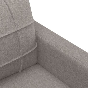 vidaXL Σετ Σαλονιού 3 τεμ. Taupe από Ύφασμα 78x77x80cm  Διθέσιος Τριθέσιος