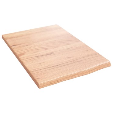 vidaXL Πάγκος Μπάνιου Αν. Καφέ 40x60x2 εκ. Επεξεργ. Μασίφ Ξύλο