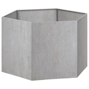 vidaXL Ζαρντινιέρα Σκουρ. 60 x 60 x 45 εκ. Ατσάλι Σκληρυθέν στον Αέρα