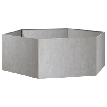 vidaXL Ζαρντινιέρα Σκουρ. 138 x 120 x 45εκ. Ατσάλι Σκληρυθέν στον Αέρα