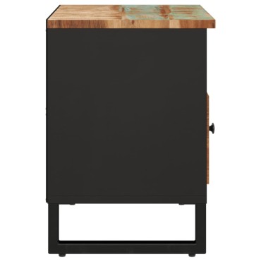 vidaXL Έπιπλο Τηλεόρασης 80x33x46cm Μασίφ Ανακυκλ. Ξύλο & Επεξ. Ξύλο