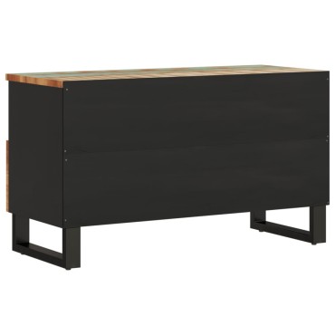vidaXL Έπιπλο Τηλεόρασης 80x33x46cm Μασίφ Ανακυκλ. Ξύλο & Επεξ. Ξύλο