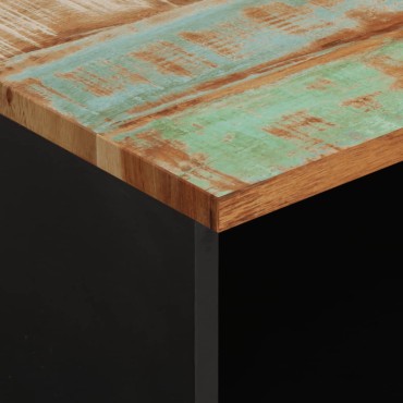 vidaXL Έπιπλο Τηλεόρασης 80x33x46cm Μασίφ Ανακυκλ. Ξύλο & Επεξ. Ξύλο