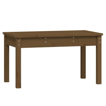 vidaXL Πάγκος Κήπου Μελί 80x44x45cm από Μασίφ Ξύλο Πεύκου