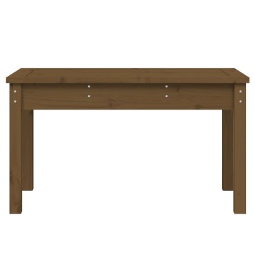 vidaXL Πάγκος Κήπου Μελί 80x44x45cm από Μασίφ Ξύλο Πεύκου