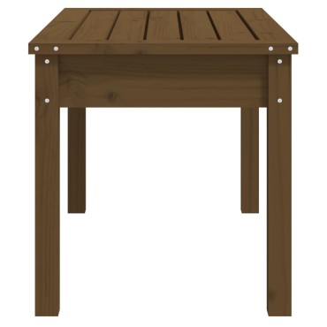 vidaXL Πάγκος Κήπου Μελί 80x44x45cm από Μασίφ Ξύλο Πεύκου
