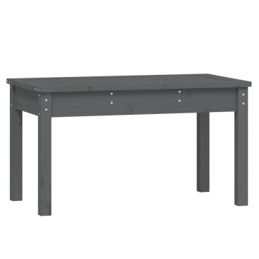 vidaXL Παγκάκι Κήπου Γκρι 80x44x45cm από Μασίφ Ξύλο Πεύκου 1 τεμ.