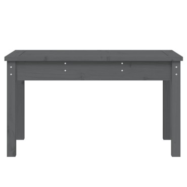 vidaXL Παγκάκι Κήπου Γκρι 80x44x45cm από Μασίφ Ξύλο Πεύκου 1 τεμ.