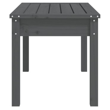 vidaXL Παγκάκι Κήπου Γκρι 80x44x45cm από Μασίφ Ξύλο Πεύκου 1 τεμ.