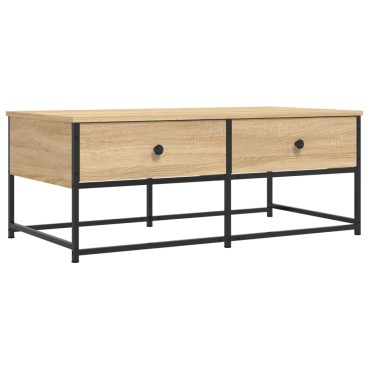 vidaXL Τραπεζάκι Σαλονιού Sonoma Δρυς 100x51x40cm Επεξεργασμένο Ξύλο 1 τεμ.