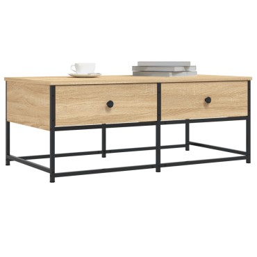 vidaXL Τραπεζάκι Σαλονιού Sonoma Δρυς 100x51x40cm Επεξεργασμένο Ξύλο 1 τεμ.