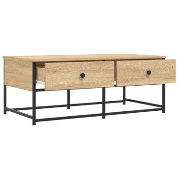 vidaXL Τραπεζάκι Σαλονιού Sonoma Δρυς 100x51x40cm Επεξεργασμένο Ξύλο 1 τεμ.