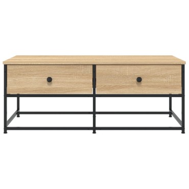 vidaXL Τραπεζάκι Σαλονιού Sonoma Δρυς 100x51x40cm Επεξεργασμένο Ξύλο 1 τεμ.