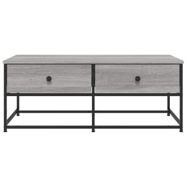 vidaXL Τραπεζάκι Σαλονιού Γκρι Sonoma 100x51x40cm Επεξεργασμένο Ξύλο 1 τεμ.