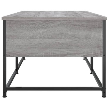 vidaXL Τραπεζάκι Σαλονιού Γκρι Sonoma 100x51x40cm Επεξεργασμένο Ξύλο 1 τεμ.