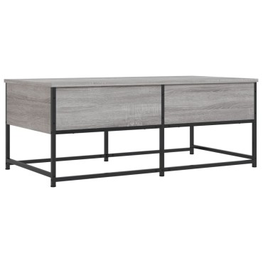 vidaXL Τραπεζάκι Σαλονιού Γκρι Sonoma 100x51x40cm Επεξεργασμένο Ξύλο 1 τεμ.