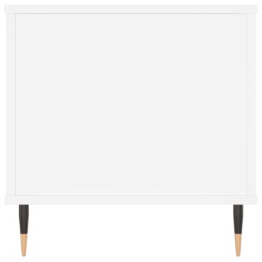 vidaXL Τραπεζάκι Σαλονιού Λευκό 90x44,5x45cm από Επεξεργασμένο Ξύλο 1 τεμ.