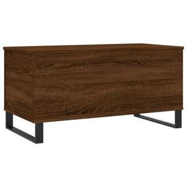 vidaXL Τραπεζάκι Σαλονιού Καφέ Δρυς 90x44,5x45cm Επεξεργασμένο Ξύλο 1 τεμ.