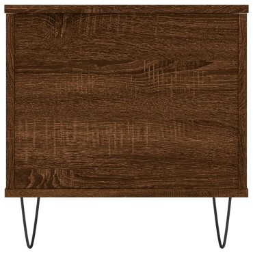 vidaXL Τραπεζάκι Σαλονιού Καφέ Δρυς 90x44,5x45cm Επεξεργασμένο Ξύλο 1 τεμ.