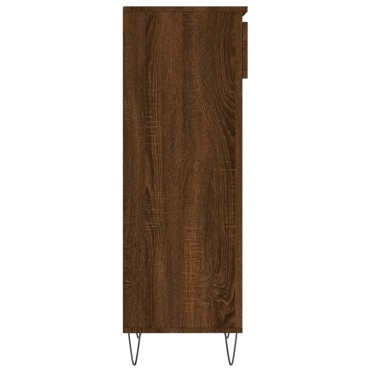 vidaXL Παπουτσοθήκη Καφέ Δρυς 40x36x105cm από Επεξεργασμένο Ξύλο