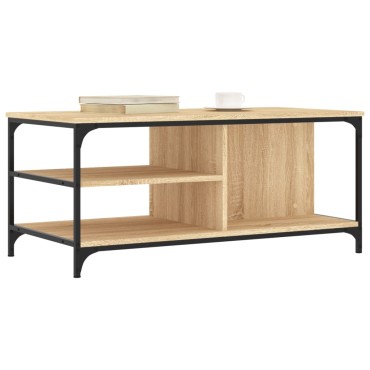 vidaXL Τραπεζάκι Σαλονιού Sonoma Δρυς 100x50x45cm Επεξεργασμένο Ξύλο 1 τεμ.