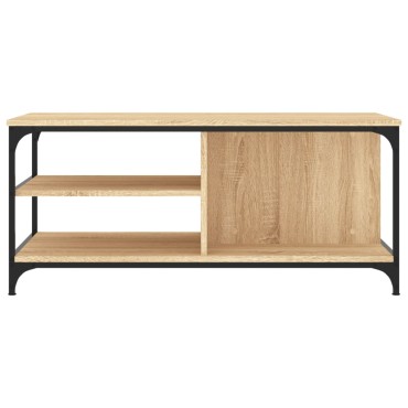 vidaXL Τραπεζάκι Σαλονιού Sonoma Δρυς 100x50x45cm Επεξεργασμένο Ξύλο 1 τεμ.