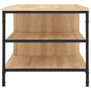 vidaXL Τραπεζάκι Σαλονιού Sonoma Δρυς 100x50x45cm Επεξεργασμένο Ξύλο 1 τεμ.